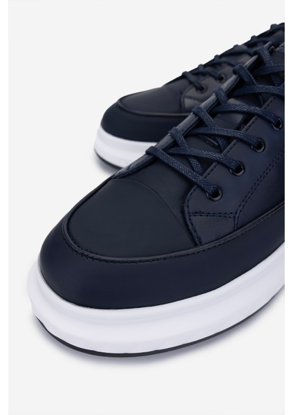 Erkek Hakiki Deri Lacivert Casual Ayakkabı 381 VAL-20565 Erk Ayk Y25 Lacı Dr/met modelleri