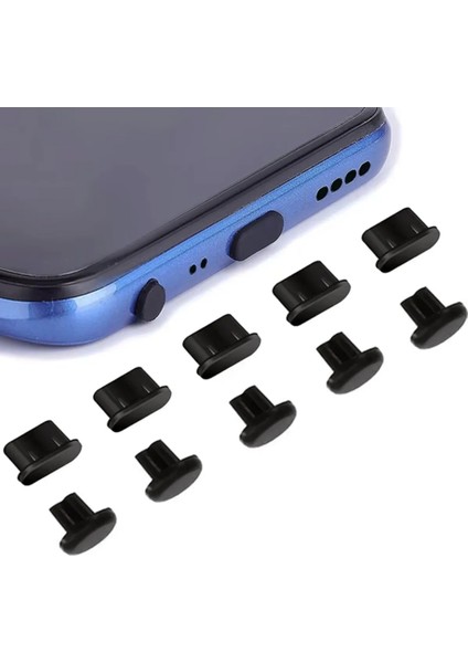 Type-C Cihazlar Ile Uyumlu Hoparlör Aux Toz ve Kir Toz Önleyici Set 5 Adet Typc 5ADET Aux Dıpa indirimleri