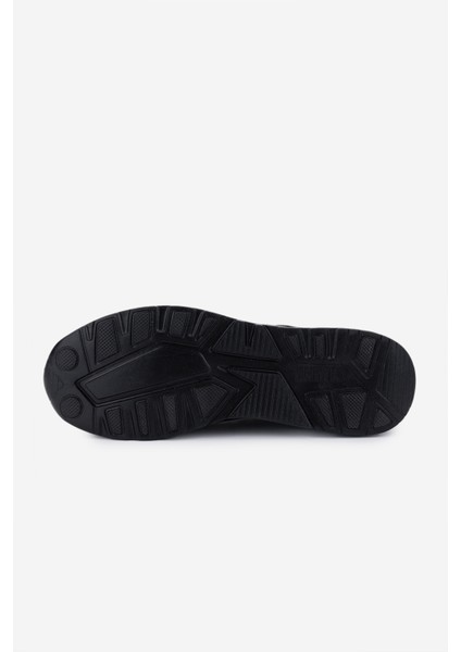 Erkek Hakiki Deri Siyah Sneakers & Spor Ayakkabı 383 VAL-6094 Erk Ayk Y25 Sıyah Slvr fırsatları