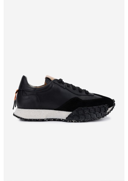 Erkek Hakiki Deri Siyah Sneakers & Spor Ayakkabı 325 2891-440 Erk Ayk Y25 Syh/syh Suet