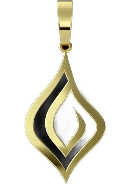 8 Ayar Altın Kolye Ucu Ateş Alevi GM6898 0.5 gr fiyatları