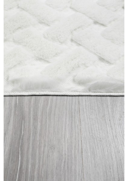 Desenli Tavşan Tüyü Yumuşak 2’li Banyo Paspası – Kaymaz Tabanlı Klozet Takımı Krem fırsatları