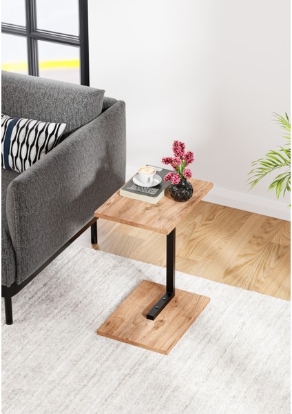 Tekli Zigon Sehpa 40x30 - Atlantik Çam