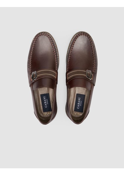 %100 Hakiki Deri Kahverengi Erkek Loafer fırsatları
