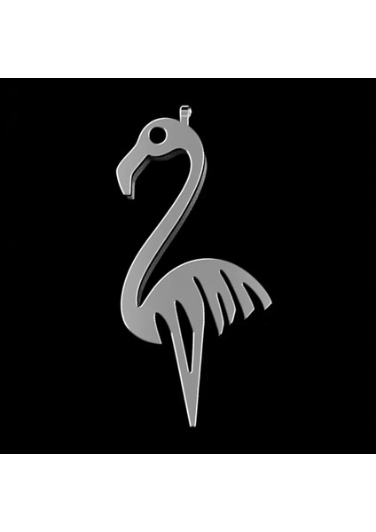 925 Ayar gümüş kolye flamingo SM6912