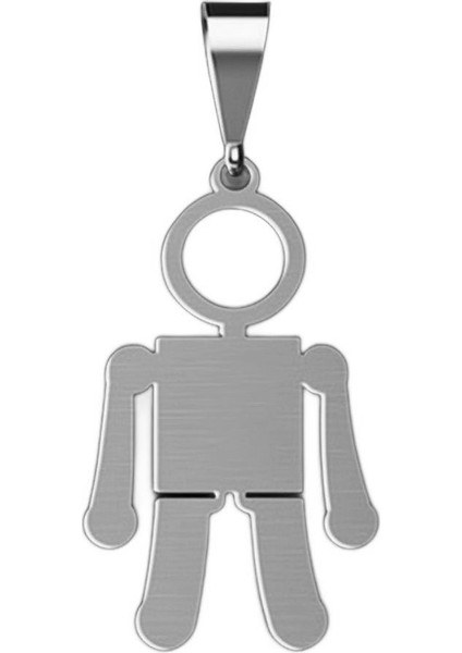 925 Ayar gümüş kolye robot SM6846 fiyatları