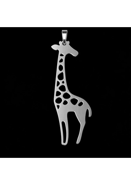 925 Ayar Gümüş Kolye Zürafa SM7011