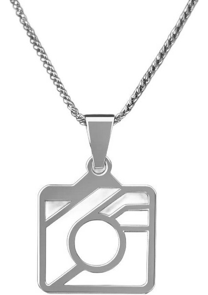 925 Ayar gümüş kolye kamera SM6843 fiyatları