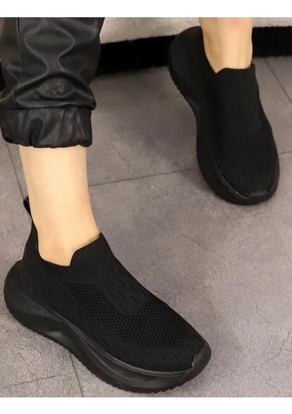 Kuum London K112709 Kadın Yüksek Taban Bağcıksız Sneaker Spor Ayakkabı fiyatları