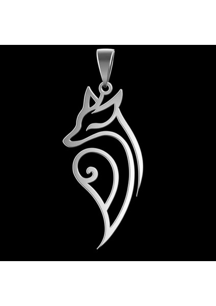925 Ayar gümüş kolye tilki SM6959