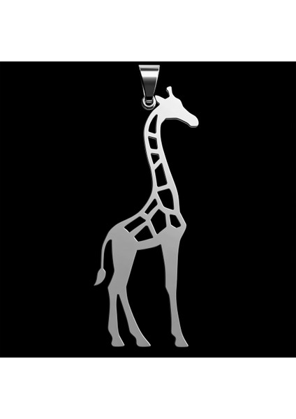 925 Ayar gümüş kolye zürafa SM7012