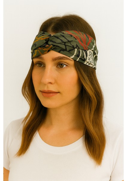 Kadın Bandana,Renkli Saten Bandana,saç Aksesuarı