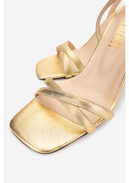 Kadın Hakiki Deri Dore Topuklu Ayakkabı 594 1519 Bn Ayk Y25 Dore modelleri