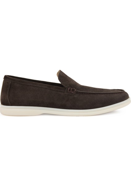 Hakiki Süet Erkek Düz Loafer 500911