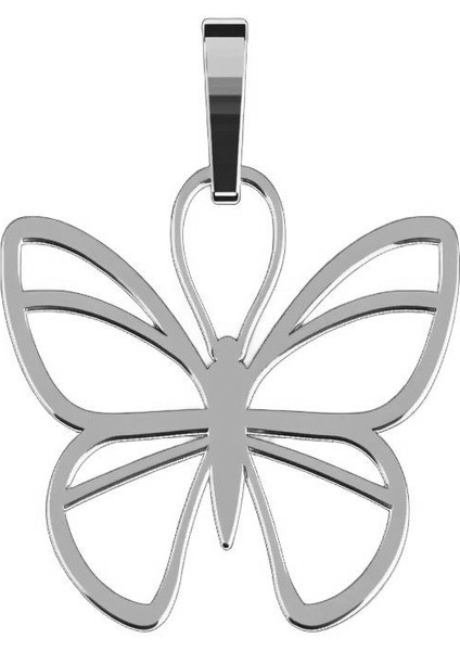 925 Ayar gümüş kolye kelebek SM6826 fiyatları