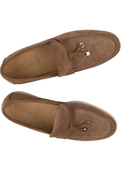 Hakiki Süet Erkek Tokalı Loafer 500910