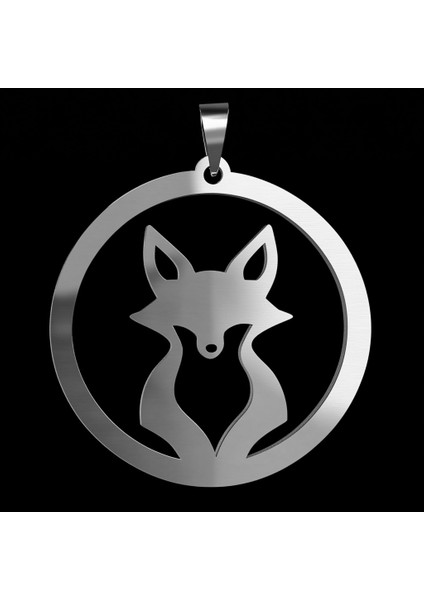 925 Ayar gümüş kolye tilki SM6949