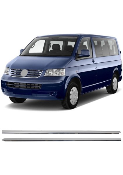Volkswagen Transporter T5 Uyumlu 2003-2014 Krom Cam Çıtası 2 Parça Paslanmaz Çelik fiyatları