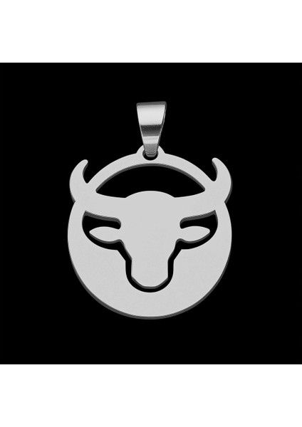 925 Ayar Gümüş Kolye Boğa SM6790