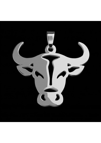 925 Ayar Gümüş Kolye Boğa SM6798