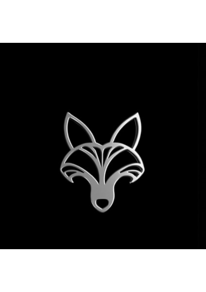 925 Ayar gümüş kolye tilki SM6954