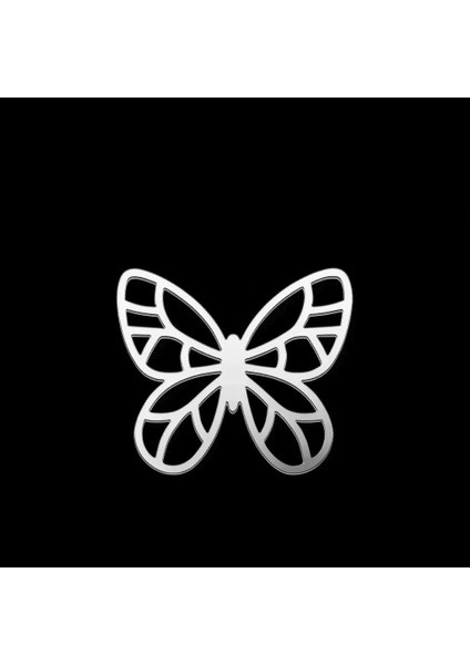 925 Ayar gümüş kolye kelebek SM6802