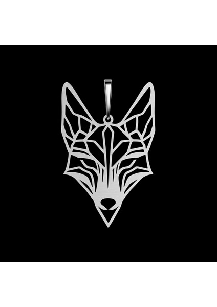 925 Ayar gümüş kolye tilki SM6952