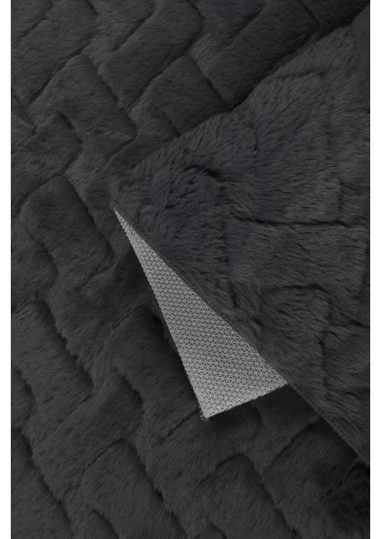 Desenli Tavşan Tüyü Yumuşak 2’li Banyo Paspası – Kaymaz Tabanlı Klozet Takımı Antrasit fırsatları