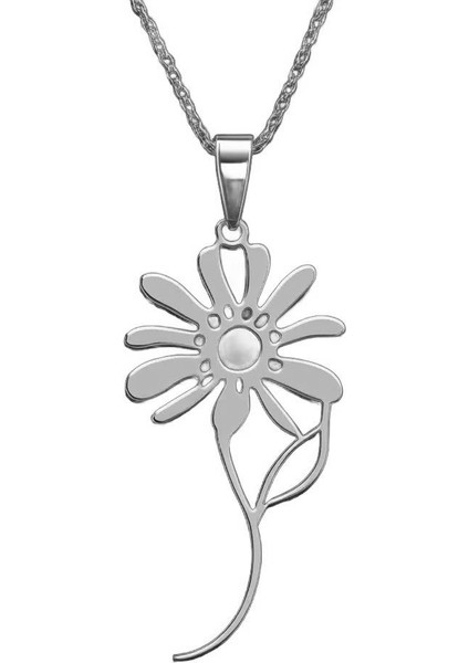925 Ayar gümüş kolye çiçek SM6937 fiyatları