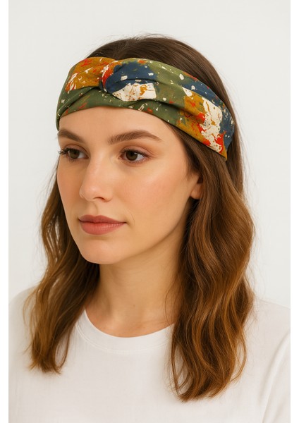 Kadın Bandana,Renkli Saten Bandana,saç Aksesuarı modelleri