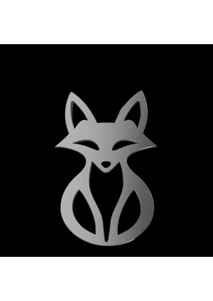 925 Ayar gümüş kolye tilki SM6953