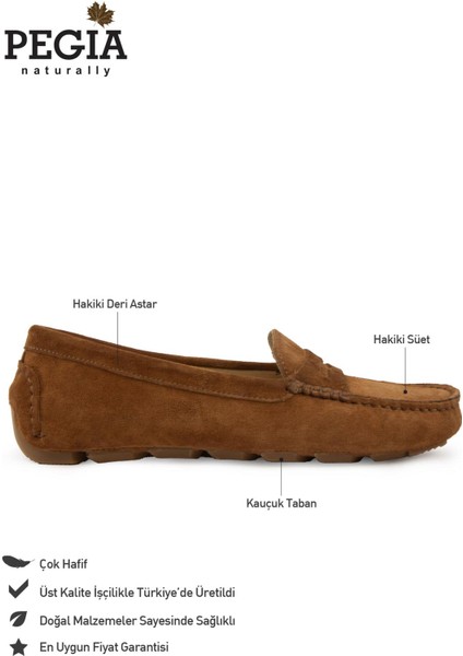 Hakiki Süet Kadın Loafer Ayakkabı 700907 fiyatları