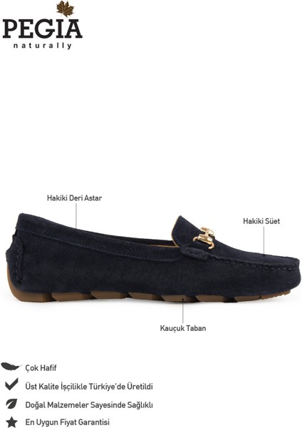 Hakiki Süet Kadın Tokalı Loafer 700914 fiyatları