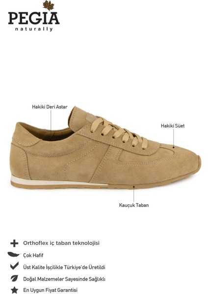Flex Hakiki Süet Sneaker 600100