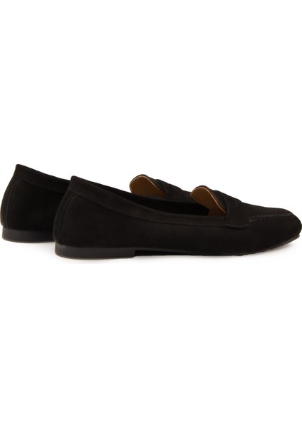 Hakiki Nubuk Kadın Loafer DG6044