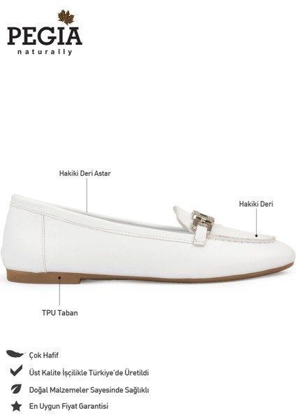 Hakiki Deri Tokalı Kadın Loafer DG6045 fiyatları