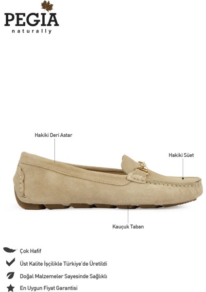 Hakiki Süet Kadın Tokalı Loafer 700914 fiyatları