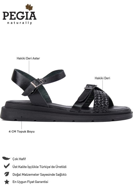 Hakiki Deri Kadın Sandalet DG6054 fiyatları