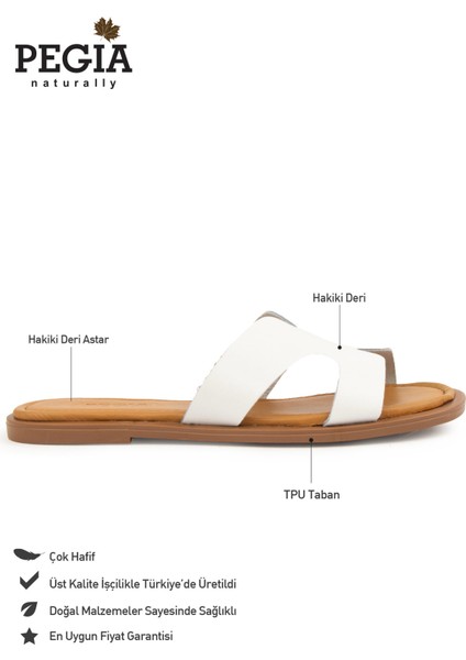 Hakiki Deri Kadın Terlik DG6055 fiyatları