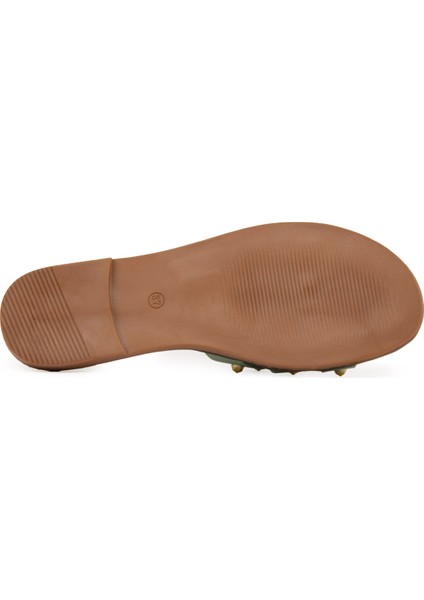 Hakiki Deri Kadın Terlik DG6058