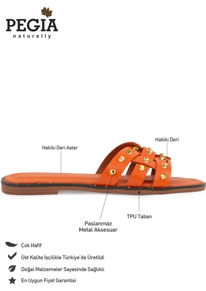 Hakiki Deri Kadın Terlik DG6058 fiyatları