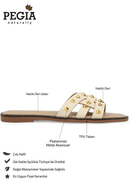 Hakiki Deri Kadın Terlik DG6058 fiyatları