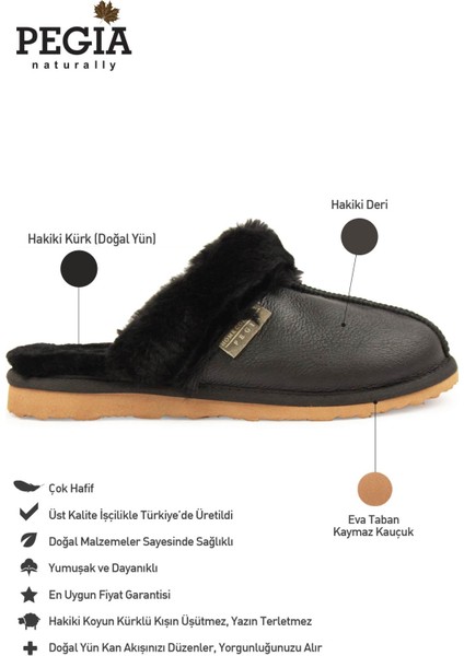 Deri Kadın Ev Terliği 191207 fiyatları