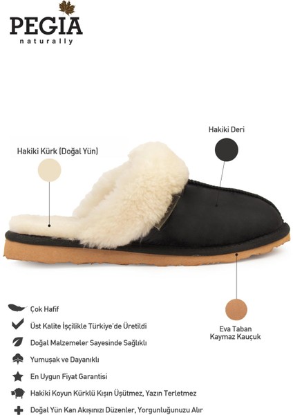 Deri Kadın Ev Terliği 191207 fiyatları