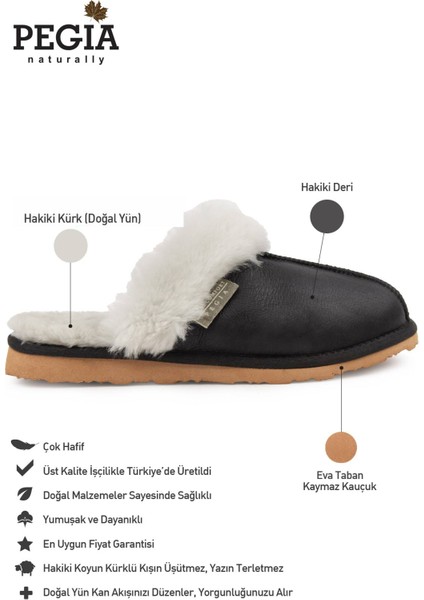 Deri Kadın Ev Terliği 191207 fiyatları