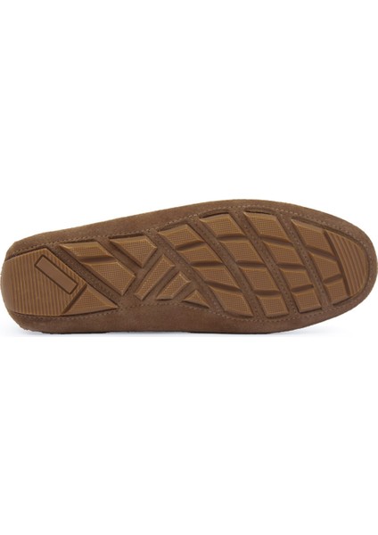 Hakiki Süet Kadın Tokalı Loafer 700914