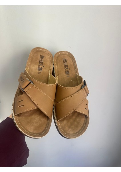 Anatomik Yumuşak Taban Cırtlı Kadın Ev Dışarı Terliği