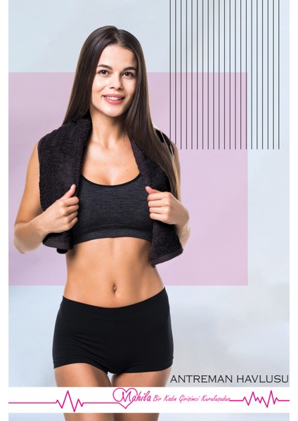 30X85 Pamuklu Antreman & Spor Havlusu