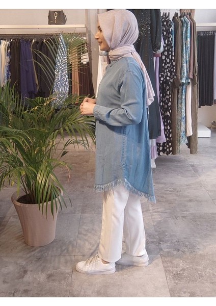 Kadın Pamuk Püsküllü Tunik 7267 fırsatları