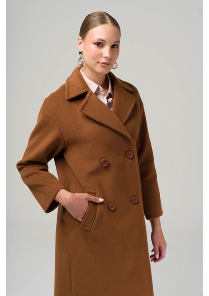 Kruvaze Ara Boy Oversize Kaban Taba 3860-Y fırsatları